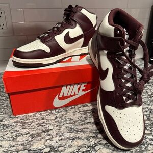 Nike Women's Dunk High Burgundy Crush